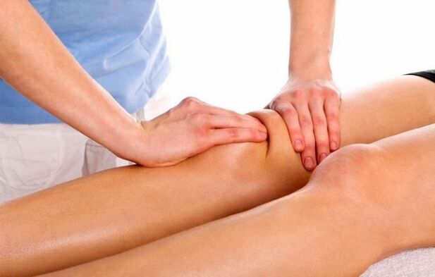 Massaging the knee joint will help relieve manifestations of knee osteoarthritis